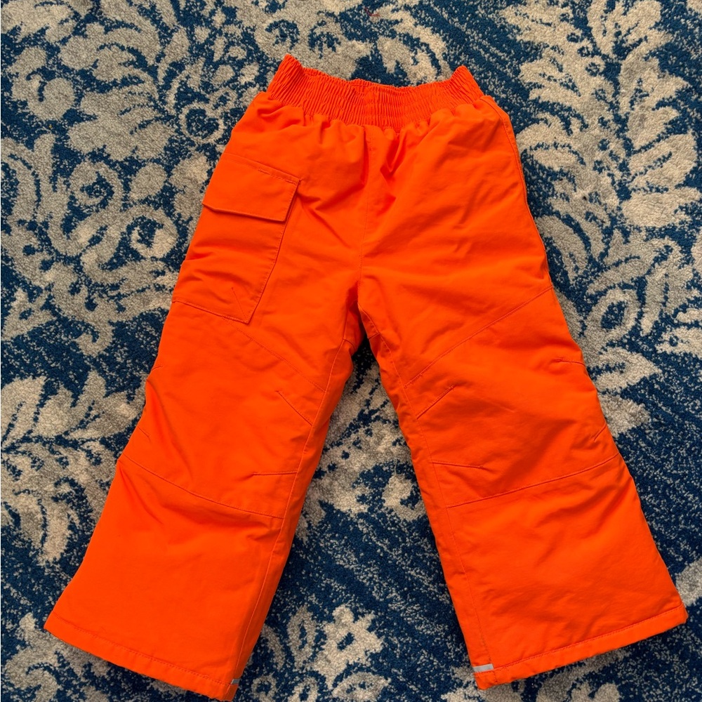 Hanna Andersson Orange Snow Pants